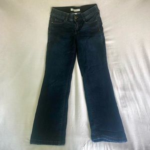 Vintage America Bootcut Jeans w/elastic waistband
